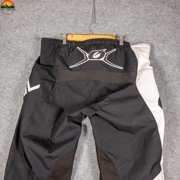 O'Neal Element Motorcycle Pants White Black Tapered Leg Unisex Adults Size 44 - Picture 4 of 16